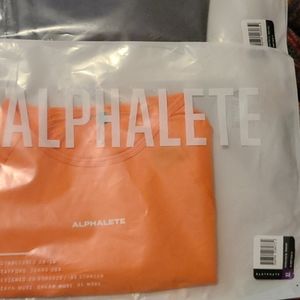 BNIB Alphalete Seamless Croptop in Dreamsicle XL